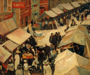 Fair in St. Ingbert by Albert Weisgerber