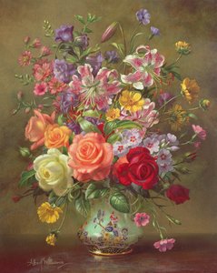 A Summer Floral Arrangement, 1996 by Albert Williams
