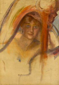 Study for Femme a la Harpe, c.1902 by Albert de Belleroche