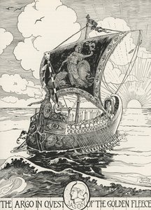 Jason and the Argonauts on the Argo by Albertine Randall Wheelan