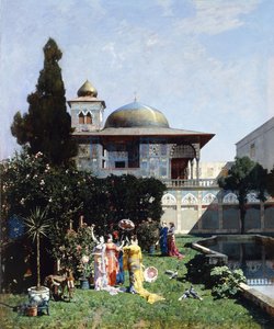 A Corner in the Garden of the Harem