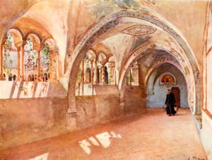 Cloisters in Santa Scholastica, Subiaco