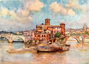 Island of the Tiber - the Isola Sacra by Alberto Pisa