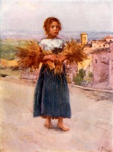 Little Gleaner in the Campagna