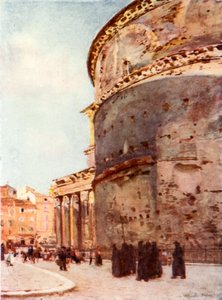 Pantheon, a Flank View