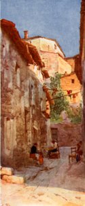 Village Street at Anticoli, in the Sabine Hills