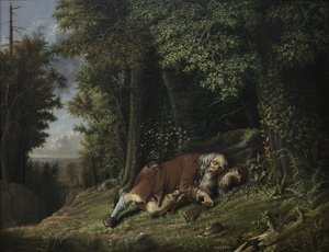 Rip Van Winkle Asleep