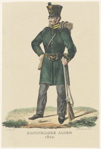 Royal Hunter, 1830 by Albertus Verhoesen