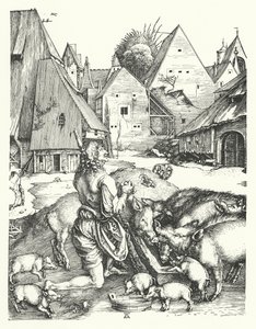 The Prodigal Son by Albrecht (after) Durer or Duerer