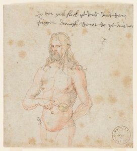 Self-portrait, sick, c.1506-07 by Albrecht (attr. to) Durer or Duerer