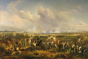 The Battle of Szreg on 5 August 1849 by Albrecht Adam