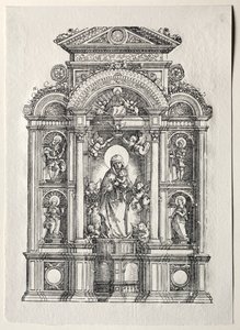 Altar with the Beautiful Mary of Regensburg by Albrecht Altdorfer