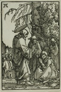 Christ Taking Leave of His Mother, from The Fall and Redemption of Man by Albrecht Altdorfer