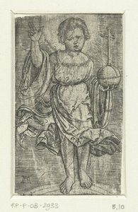 Christ Child on a Rainbow by Albrecht Altdorfer