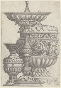 Three Decorated Goblets (Vases, Pitchers, and Goblets) by Albrecht Altdorfer