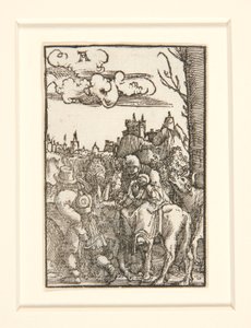 Flight into Egypt, from the Fall and Redemption of Man by Albrecht Altdorfer