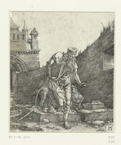 Saint Jerome in the Courtyard of a Church