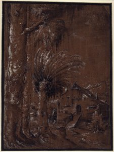 Landscape with Watermill by Albrecht Altdorfer