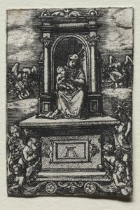 The Beautiful Virgin of Ratisbon on an Altar