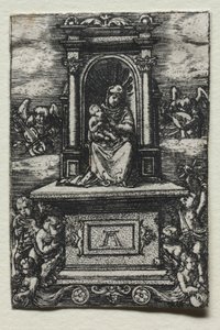 The Beautiful Virgin of Ratisbon on an Altar