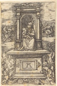 The Beautiful Virgin of Regensburg on an Altar