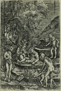 The Dream of Paris by Albrecht Altdorfer