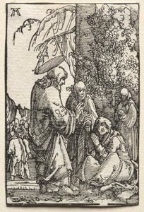 The Fall and Redemption of Man: Christ Taking Leave of His Mother Before the Passion by Albrecht Altdorfer