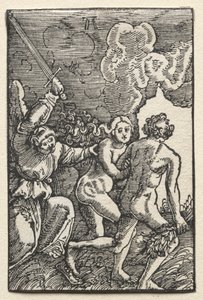 The Fall and Redemption of Man: The Expulsion from Eden by Albrecht Altdorfer