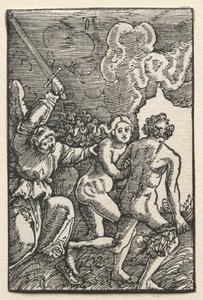 The Fall and Redemption of Man: The Expulsion from Eden by Albrecht Altdorfer