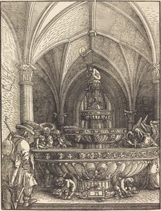 The Rest on the Flight into Egypt at a Fountain by Albrecht Altdorfer