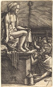 The Roman Courtesan (The Revenge of the Magician Virgil) by Albrecht Altdorfer