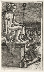 The Roman Courtesan or The Revenge of the Sorcerer Virgil by Albrecht Altdorfer