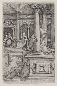 The Virgin Seeking Jesus in the Temple by Albrecht Altdorfer
