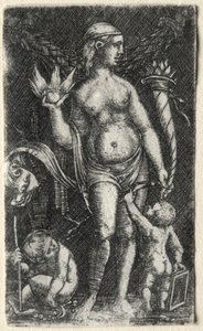 Venus between Two Cupids by Albrecht Altdorfer