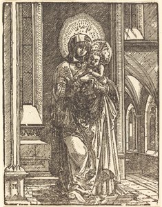 Virgin and Child in a Church by Albrecht Altdorfer