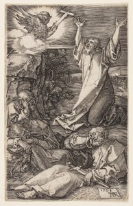Agony in the Garden, from The Engraved Passion by Albrecht Dürer