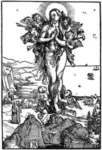 Ascension of Maria Magdalena by Albrecht Dürer