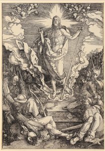 Resurrection of Christ, Sheet 12 of the Series "The Great Passion" by Albrecht Dürer