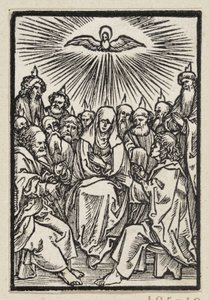 Outpouring of the Holy Spirit (63 Religious Scenes) by Albrecht Dürer