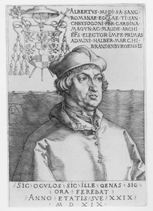 Cardinal Albrecht of Brandenburg by Albrecht Dürer