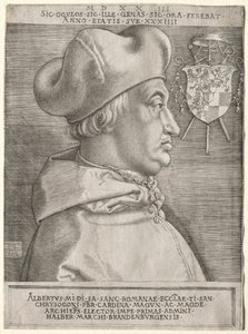 Cardinal Albrecht of Brandenburg - The Large Plate by Albrecht Dürer