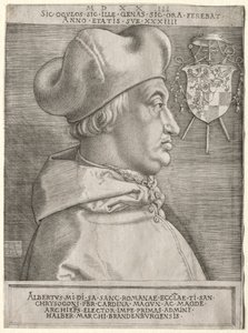 Cardinal Albrecht of Brandenburg - The Large Plate by Albrecht Dürer