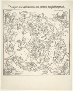 Celestial Map of the Northern Sky (Imagines coeli septentrionalis) by Albrecht Dürer