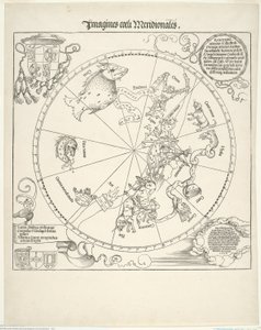 Celestial Map of the Southern Sky by Albrecht Dürer