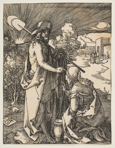 Christ Appearing to Mary Magdalen, from The Small Passion by Albrecht Dürer