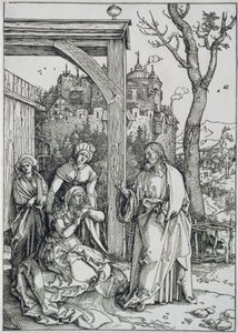 Christ Taking Leave of His Mother by Albrecht Dürer
