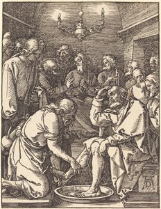 Christ Washing the Feet of the Disciples by Albrecht Dürer