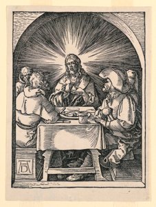 Christ at Emmaus, from The Little Passion Series by Albrecht Dürer