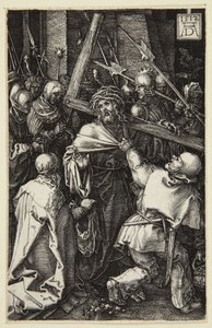 Christ bearing the Cross (Engraved Passion series) by Albrecht Dürer