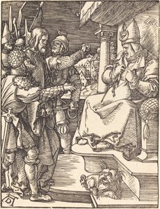 Christ before Caiaphas by Albrecht Dürer